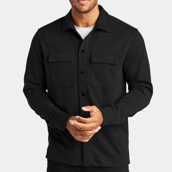 Double Knit Snap Front Jacket Thumbnail