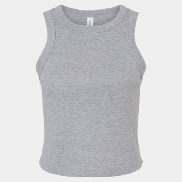 Women's Micro Rib Racer Tank Thumbnail